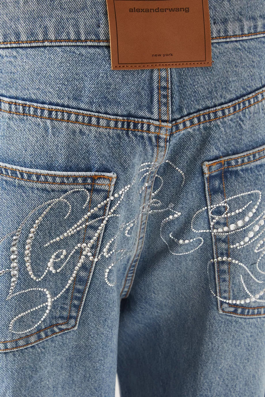 Wide Leg Denim Jeans