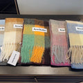 Checked Soft Winter Scarf