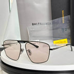 Geometric Metal Sunglasses