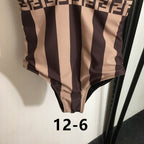 Stripped Swimsuit