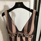 Stripped Swimsuit