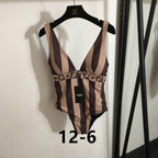 Stripped Swimsuit