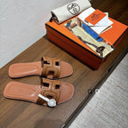 Leather Flat Sandals
