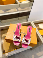 Kitten Heeled Sandals