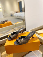 Kitten Heeled Sandals