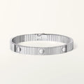 SS 25 Ribbed Stainless Steel Bracelet
