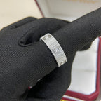 SS 25 Textured Crystal Band Ring