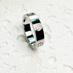 Classic Cross Stone Ring