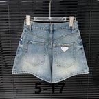 Denim shorts