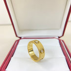 SS 25 Textured Crystal Band Ring