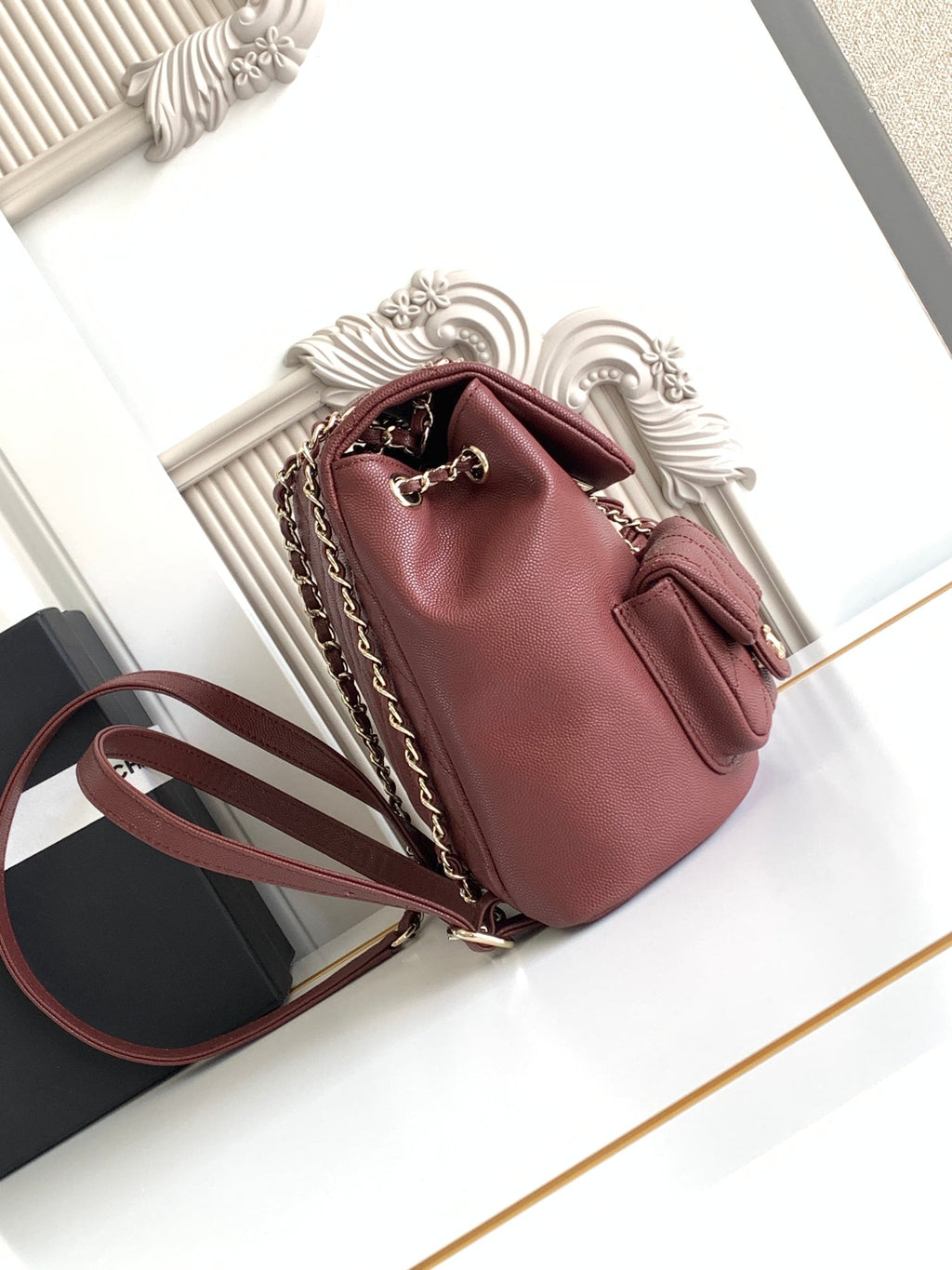 Classic Duma Leather Backpack – 21cm