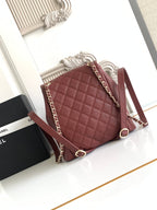 Classic Duma Leather Backpack – 21cm