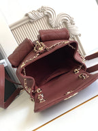 Classic Duma Leather Backpack – 21cm