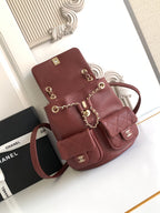 Classic Duma Leather Backpack – 21cm