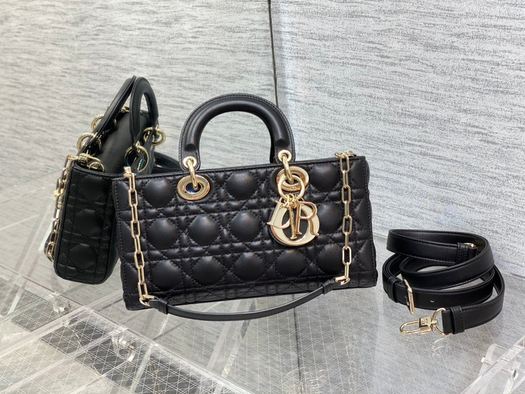 Classic Quilted D-Joy Style Bag – 26cm