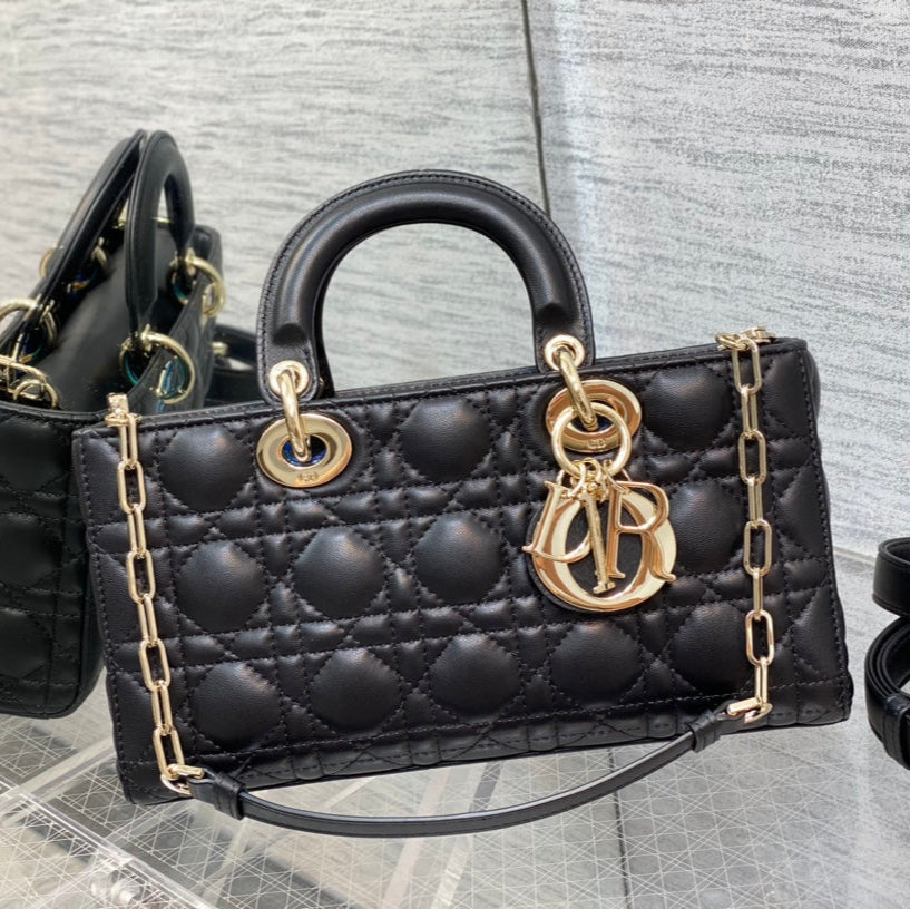 Classic Quilted D-Joy Style Bag – 26cm