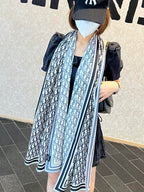 Double-Sided Cashmere Scarf