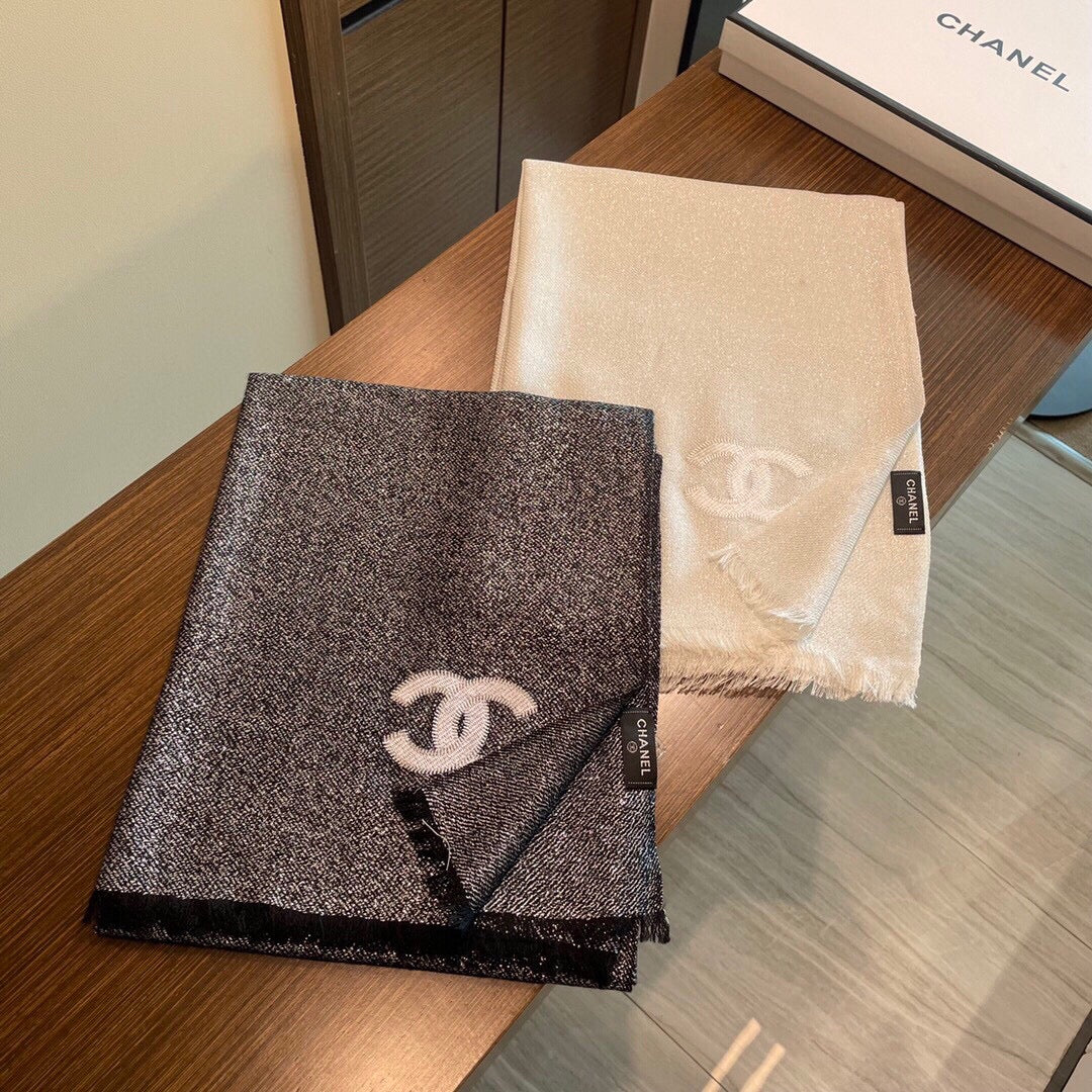 Embellished Cashmere Scarf