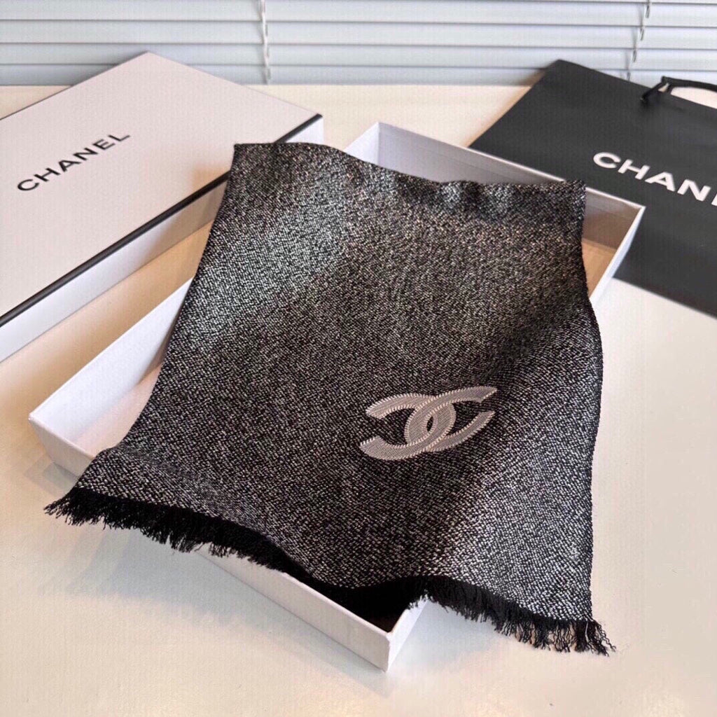 Embellished Cashmere Scarf