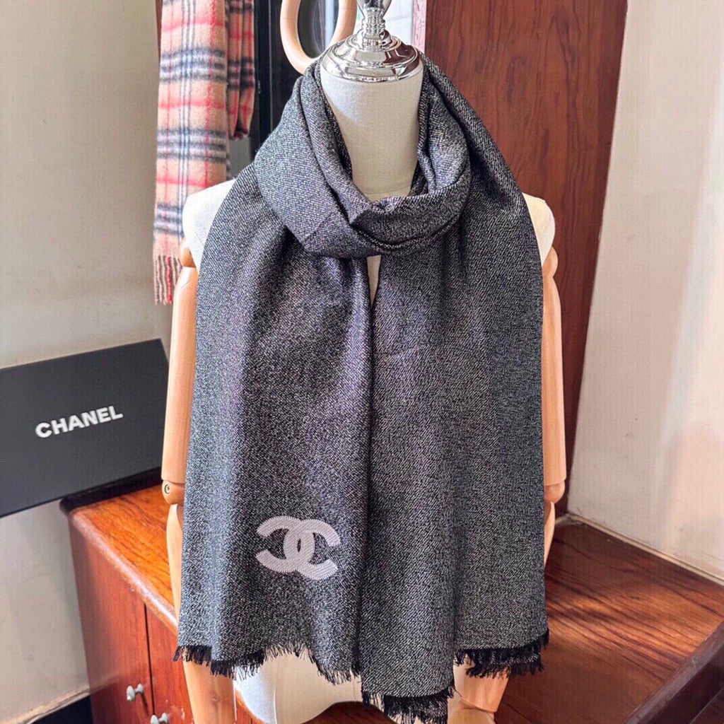 Embellished Cashmere Scarf