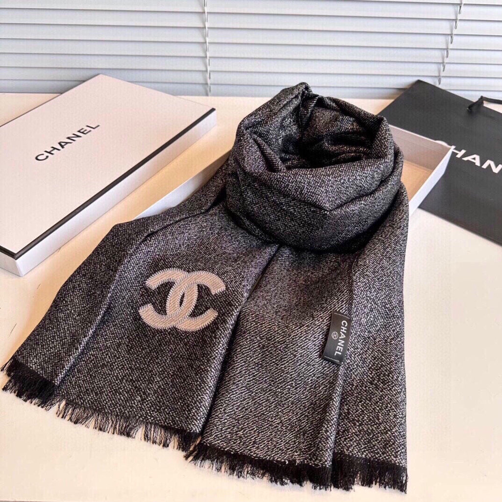 Embellished Cashmere Scarf