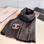 Embellished Cashmere Scarf