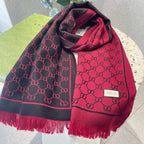 Jacquard Cashmere Scarf GG Motif
