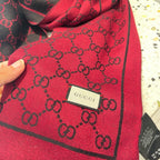 Jacquard Cashmere Scarf GG Motif