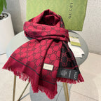 Jacquard Cashmere Scarf GG Motif
