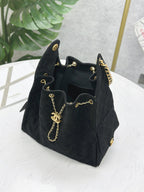 Suede Hobo Bucket Bag – 2 Sizes