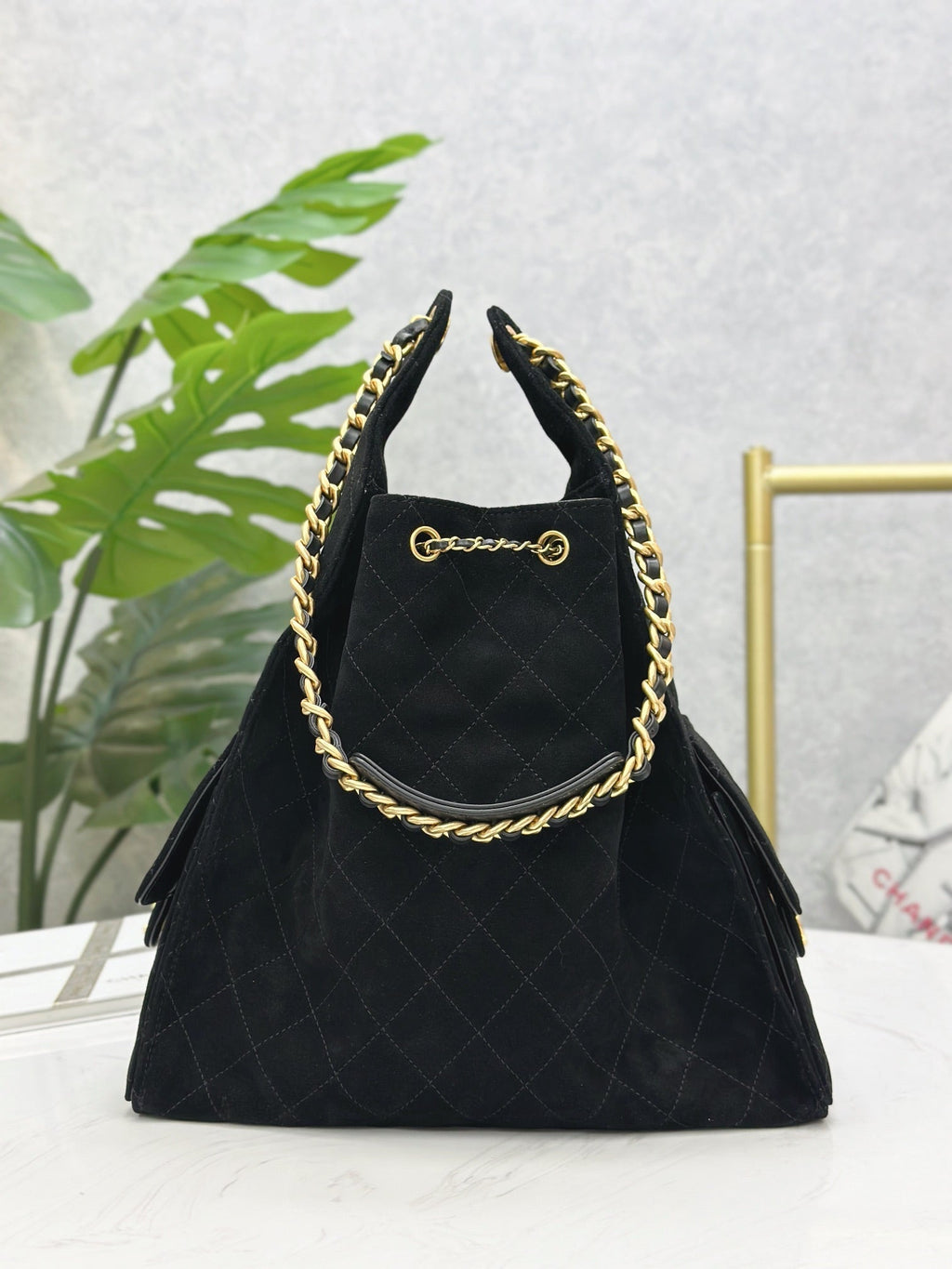Suede Hobo Bucket Bag – 2 Sizes
