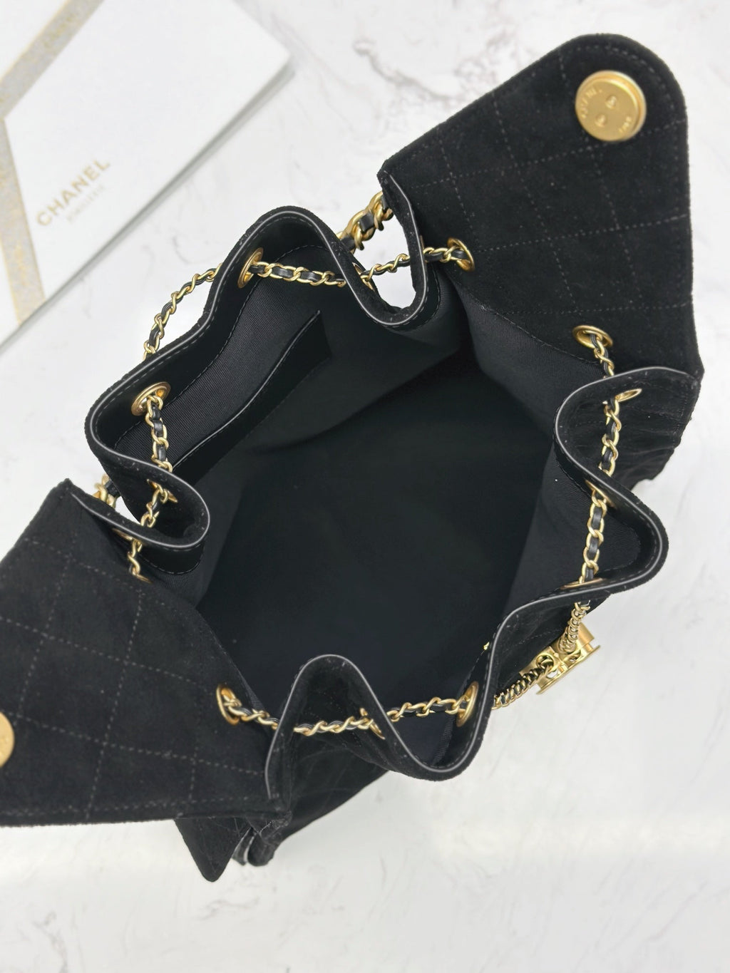 Suede Hobo Bucket Bag – 2 Sizes