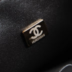Classic Double Flap Bag – Black (20cm / 25cm)